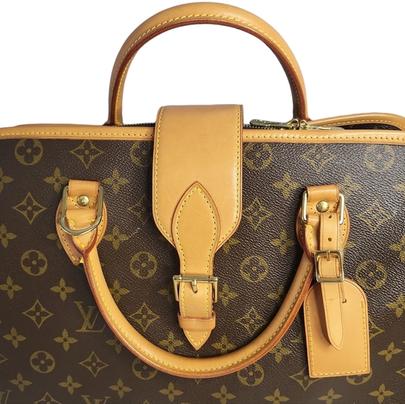 LOUIS🌻VUITTON Rivoli Business Bag Monogram Canvas 💞UNISEX💞 🌼2~Way🌼 - Picture 7 of 15